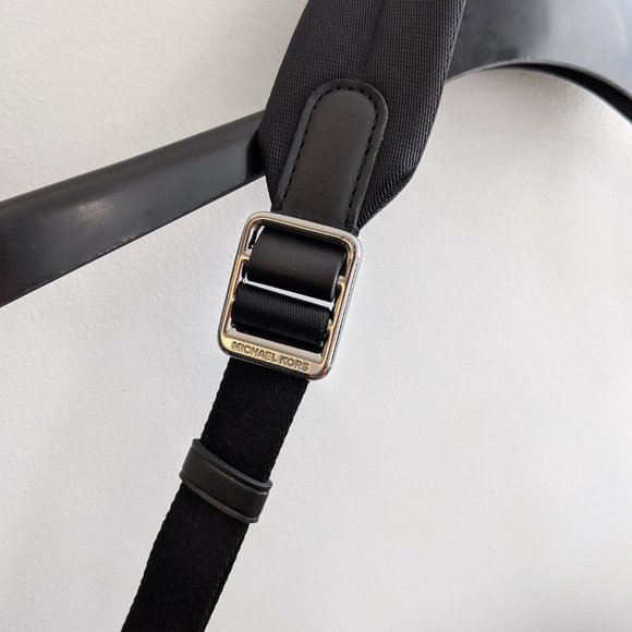 Michael Kors Crossbody Black Nylon Messenger Bag